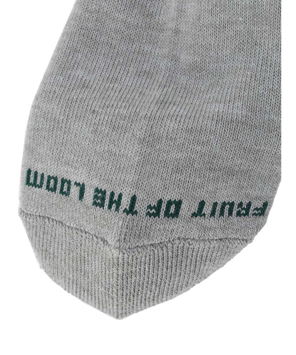 Green Parks ■ＦＲＵＩＴ　ＯＦ　ＴＨＥ　ＬＯＯＭ　３Ｐロゴ刺繍ソックス 