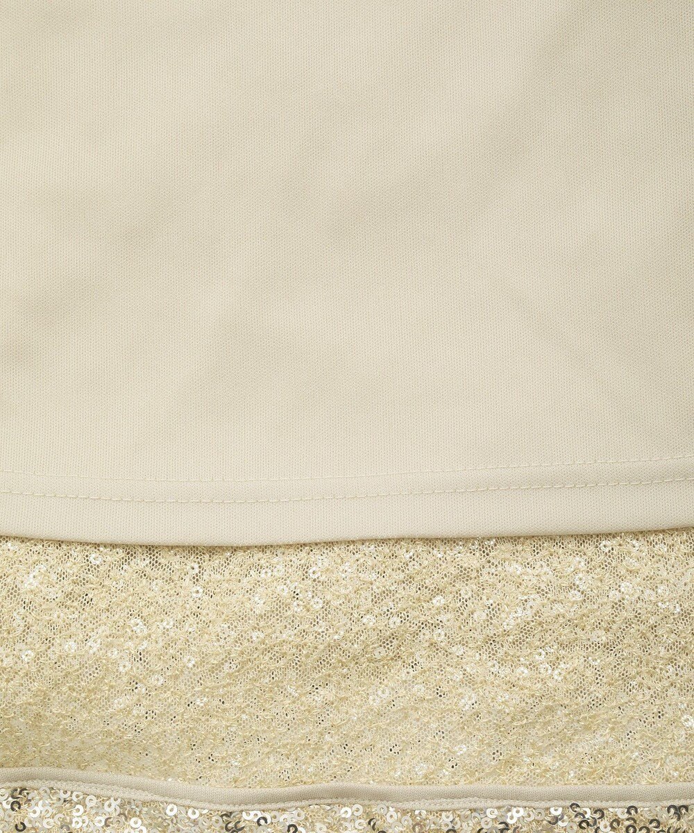 YECCA VECCA スパンコール×チュールスカート 