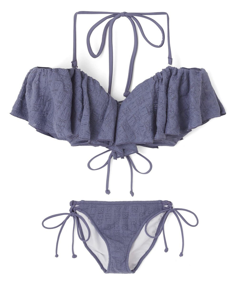 San-ai Resort（三愛水着楽園） 軽い着け心地でしっかり盛れる【楽盛り水着】　フリルワイヤービキニ　9M・11L　【San-ai Resort（サンアイリゾート）】 