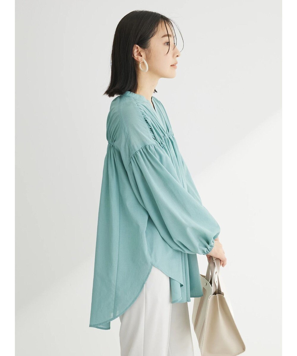 Green Parks シャーリングボリュームスキッパーチュニック 