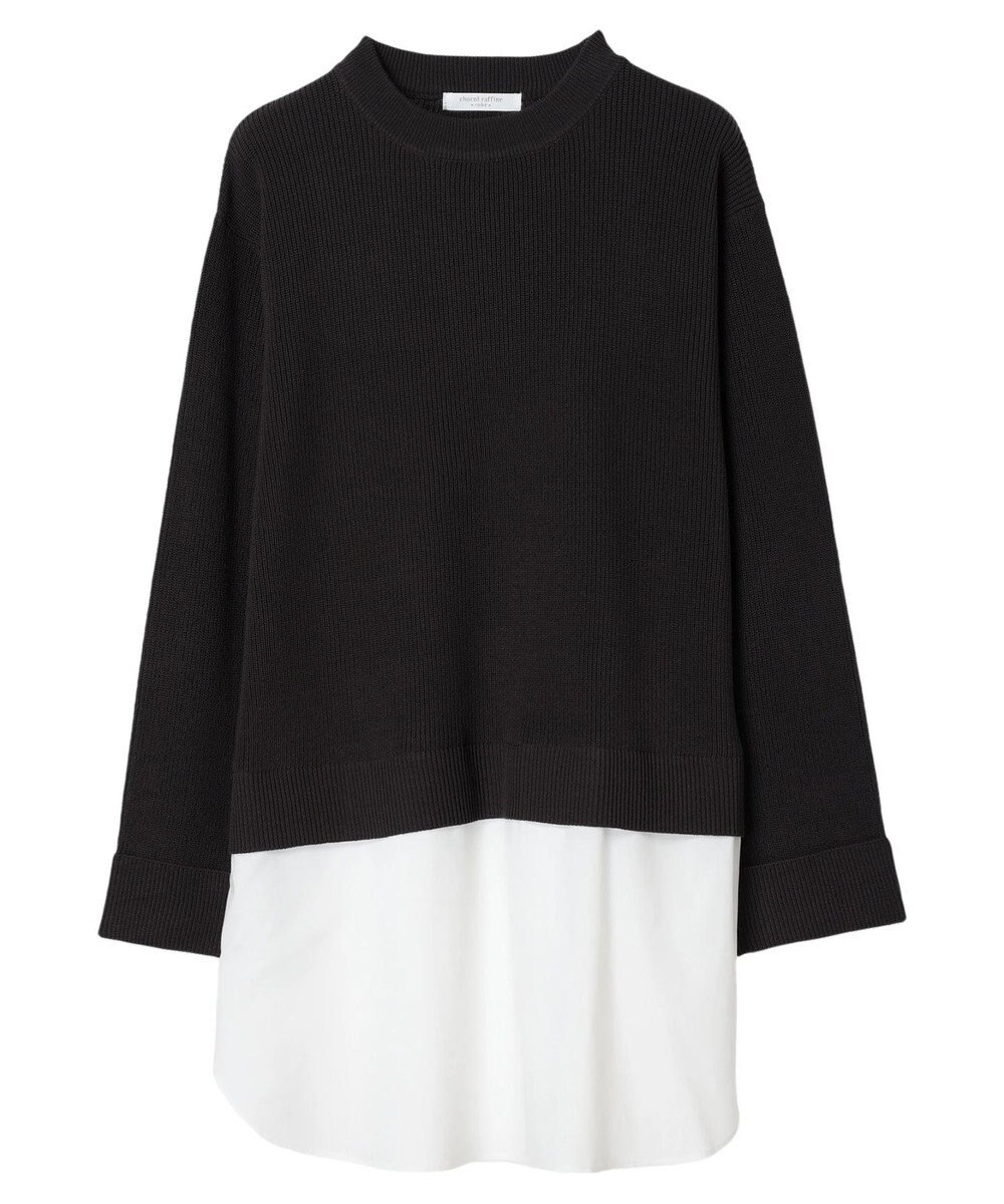 Green Parks ニットドッキングチュニック 