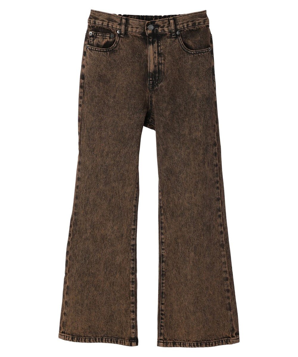 Green Parks ・ＳＵＧＡＲ　ＳＰＯＯＮ　カラーデニムフレアパンツ 