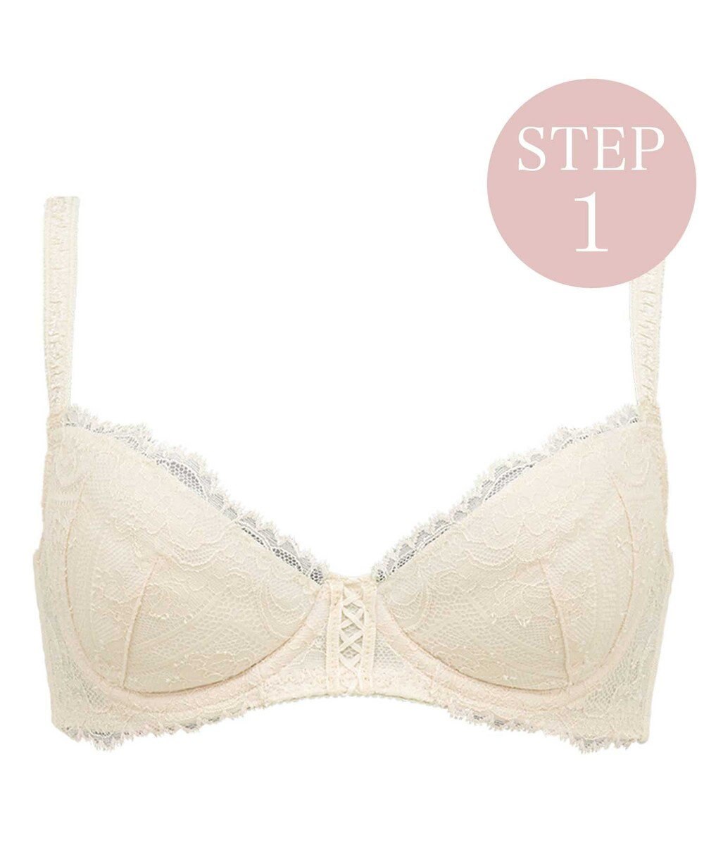 BRADELIS New York 【BRADELIS New York / 育乳ブラ・STEP1 集める】 ジャスミンステップ1ブラ22A1  しっかりバストを集めてナチュラルなシルエットを作る補整ブラ 