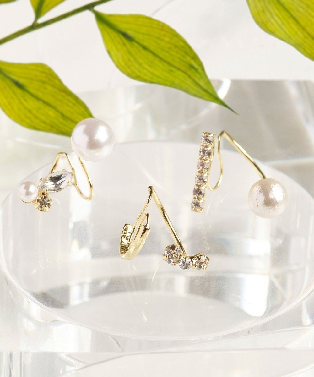 Phoebe リファインドビジューフロートイヤリング 