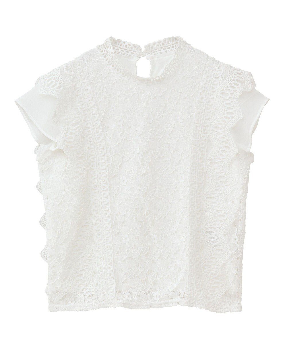 Green Parks ・Ｐｅｔｉｔ　Ｆｌｅｕｒ　フレンチレーシーブラウス 