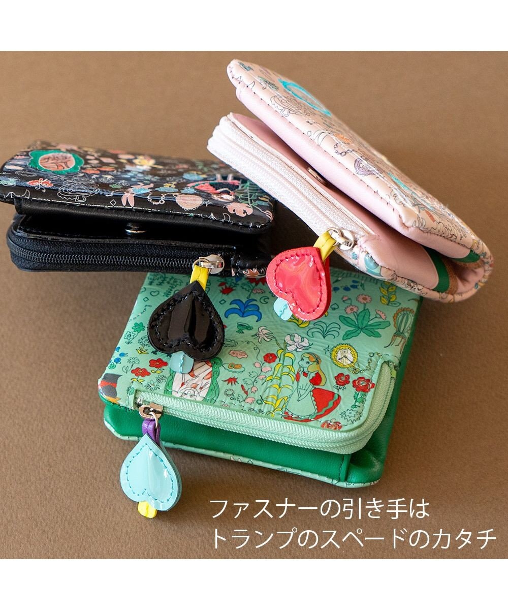 tsumori chisato CARRY 不思議の国のアリス 2つ折り財布 【使いやすい小銭入れ】 
