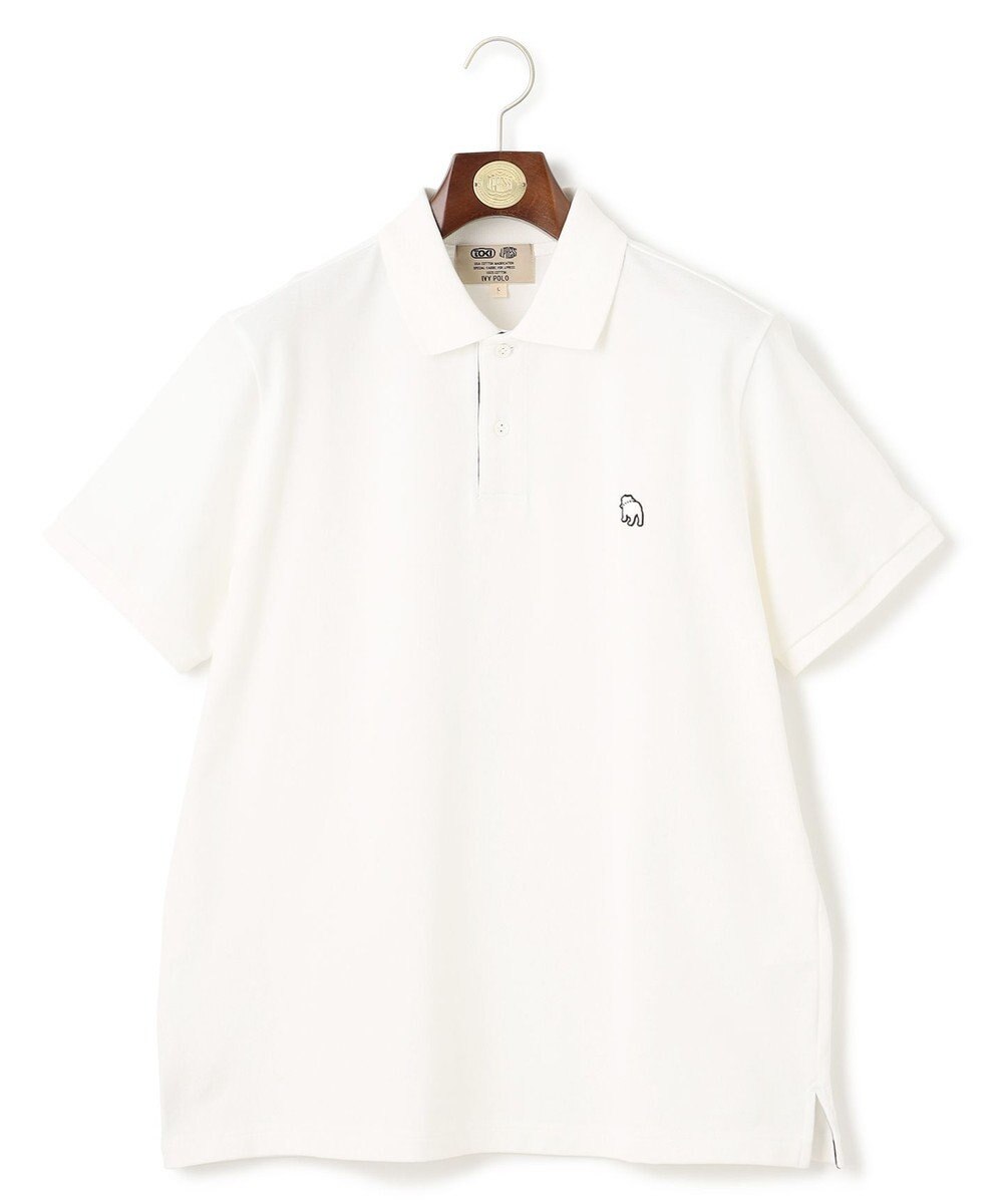 J.PRESS MEN 気品と愛嬌のバランスが抜群！【J.PRESS人気NO1ポロシャツ】 バックブルカノコレジメン ポロシャツ 