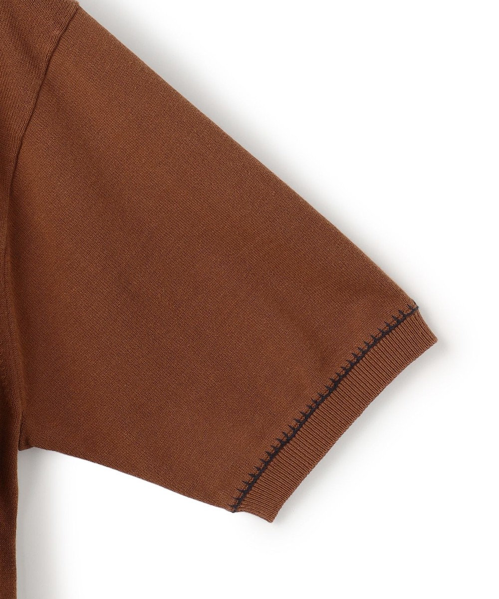 J.PRESS MEN 【WEB・一部店舗限定】Blanket Stitch Knit Polo