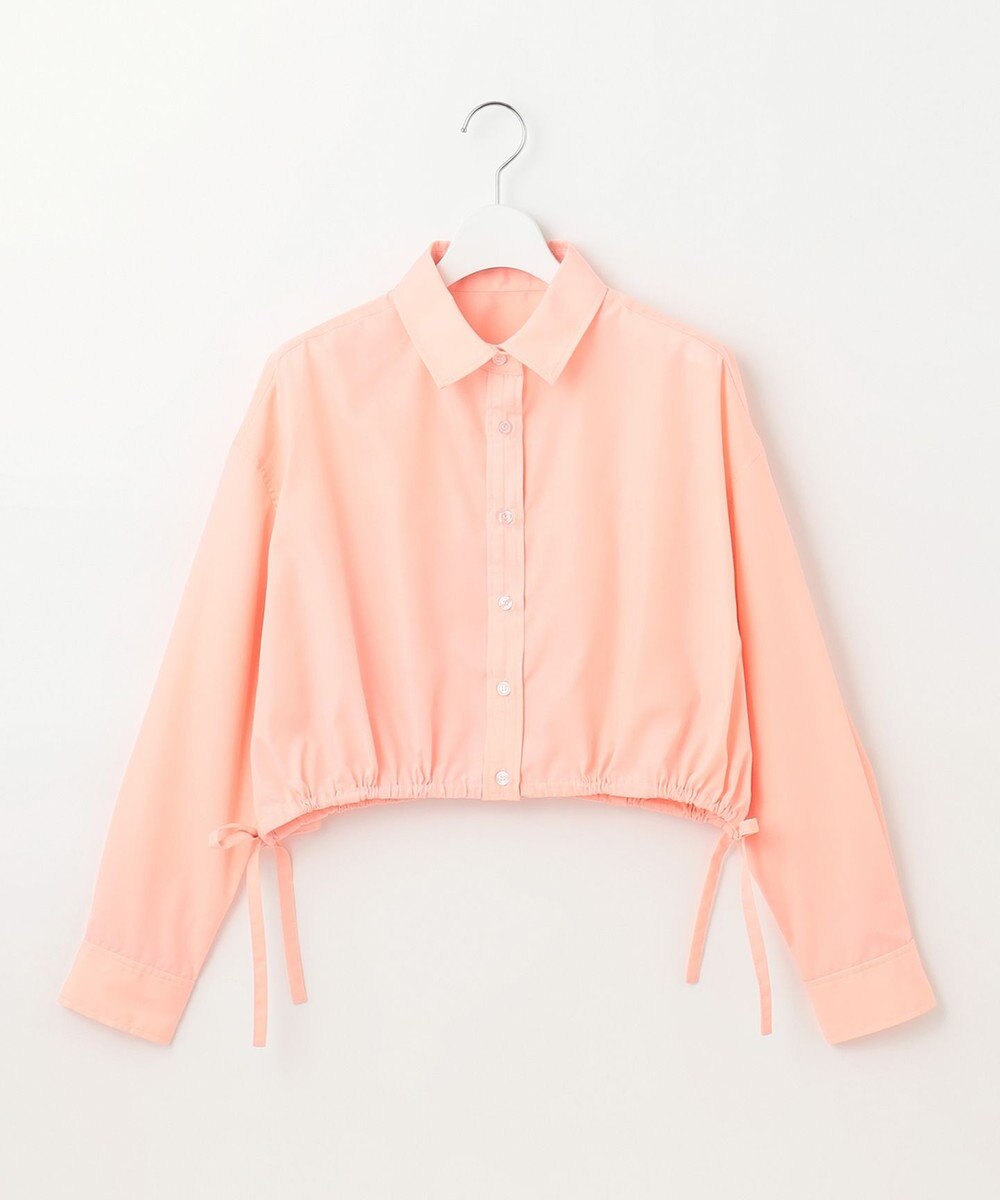 Feroux 【洗える】ショート丈ドロスト シャツ 