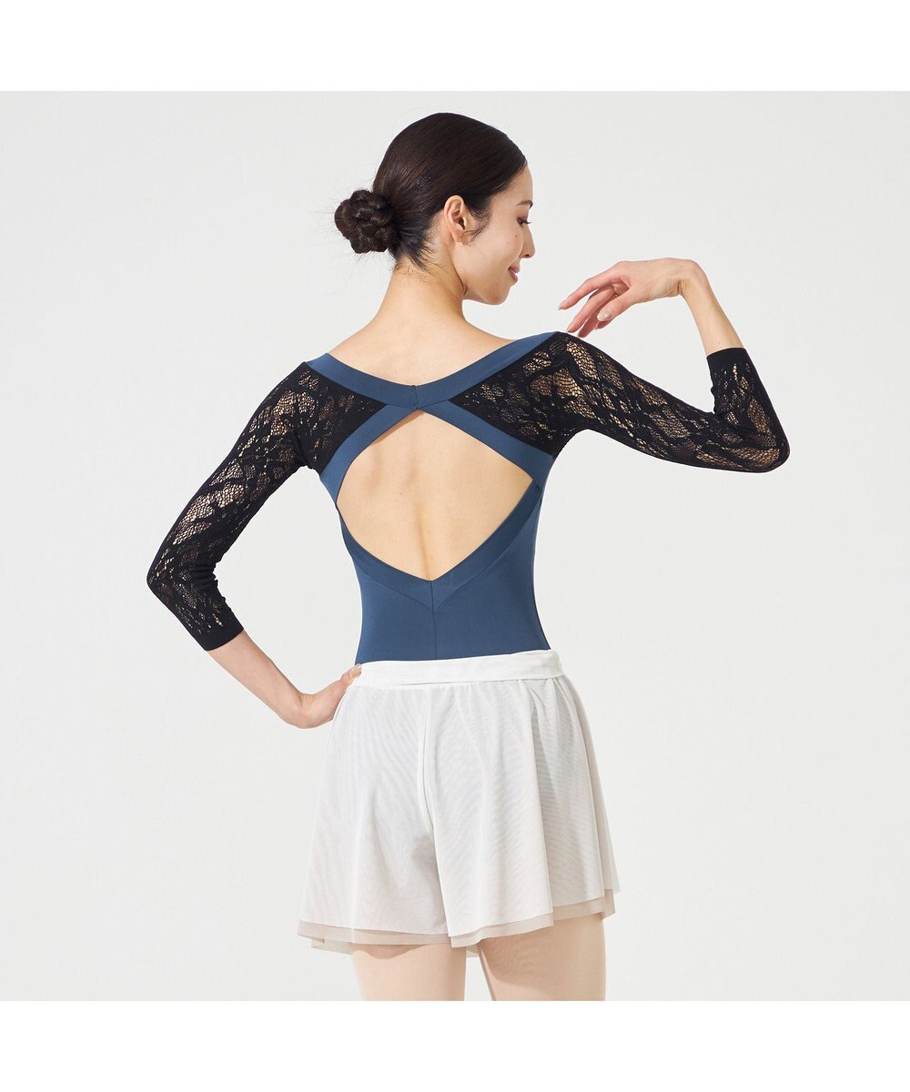 Chacott ロングスリーブレオタード 