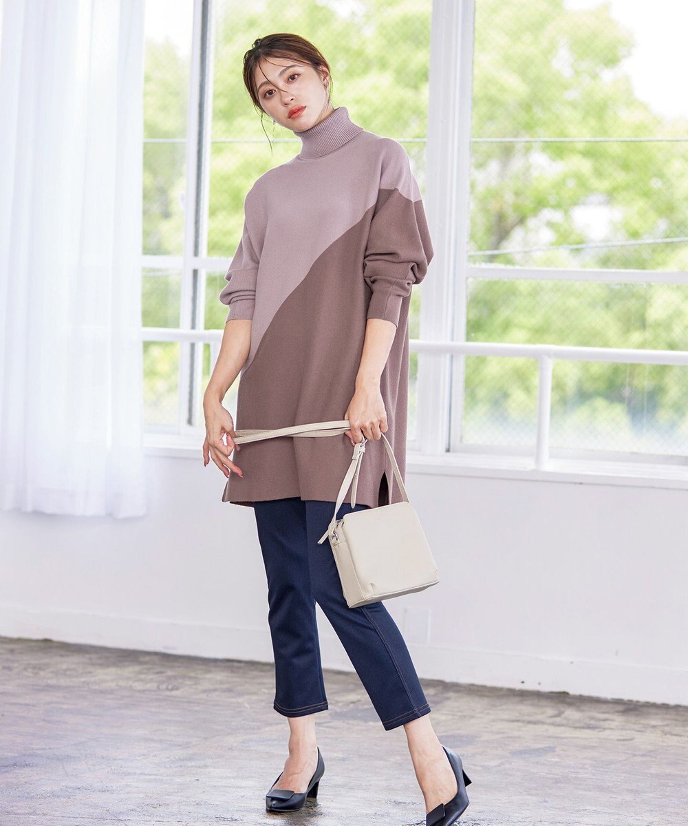 Tiaclasse 【洗える】デニムライク起毛ストレッチ 