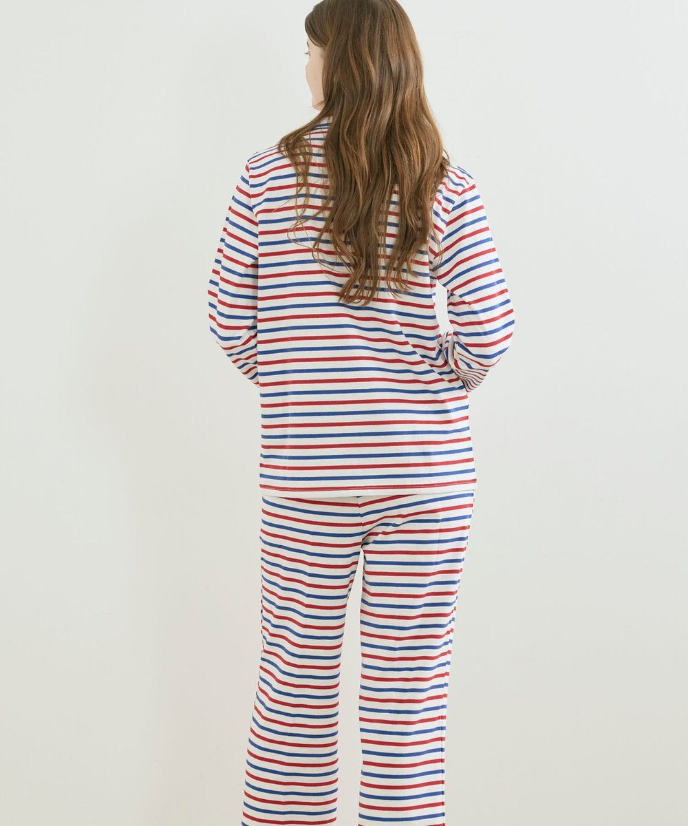 une nana cool 【綿100%】トリコロールパジャマ 