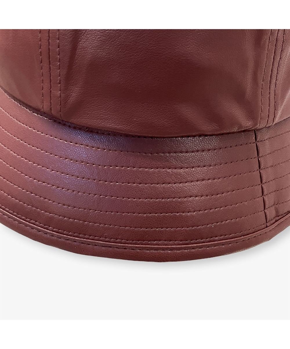 林八百吉商店 un chapeau エコレザーメトロハット 