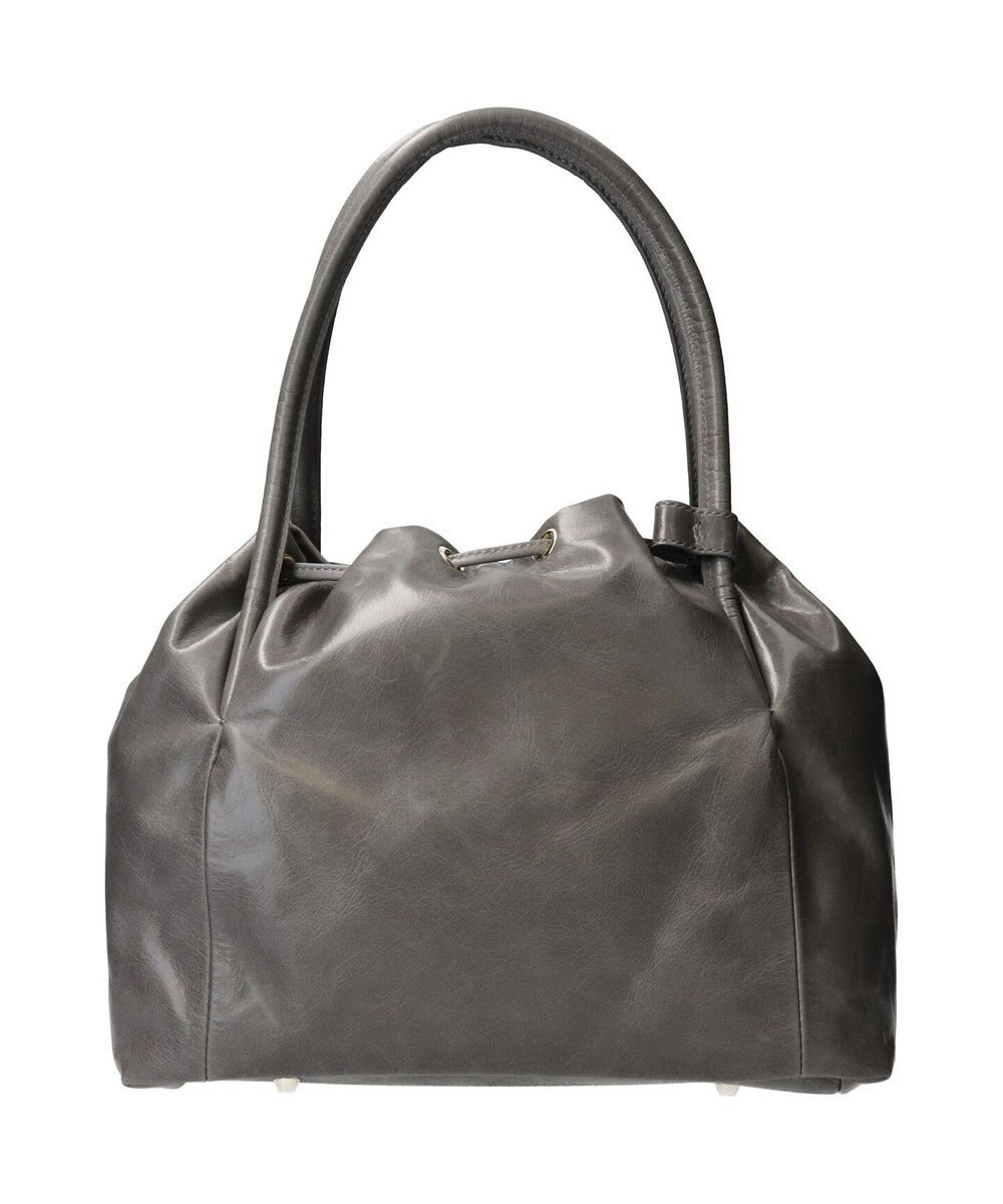 INTER-CHAUSSURES 【CHRISTIAN VILLA】レザー巾着ショルダーバッグ 