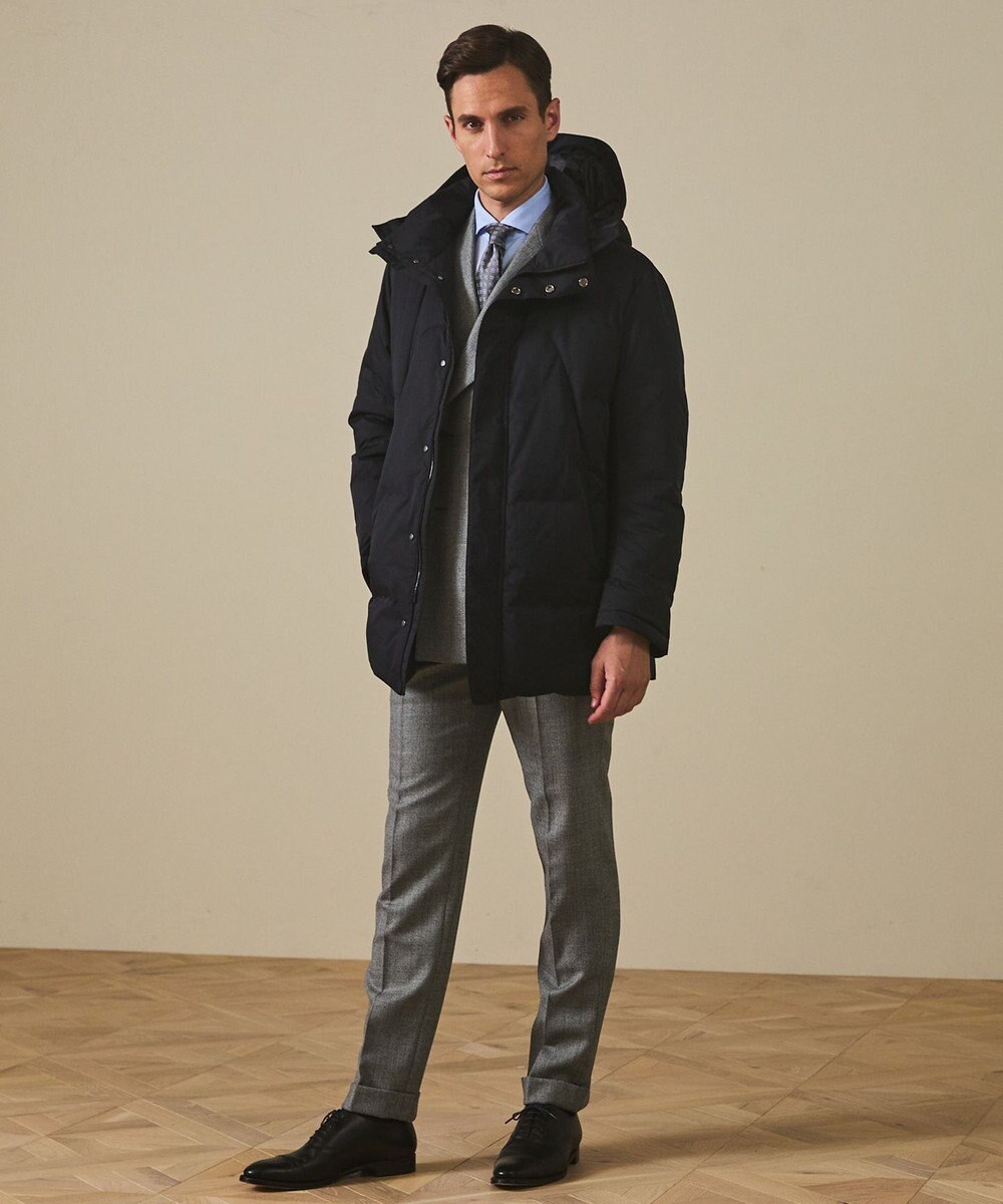 GOTAIRIKU 【ストレッチ/洗える】Albini ジャージ シャツ_ カッタウェイカラー 