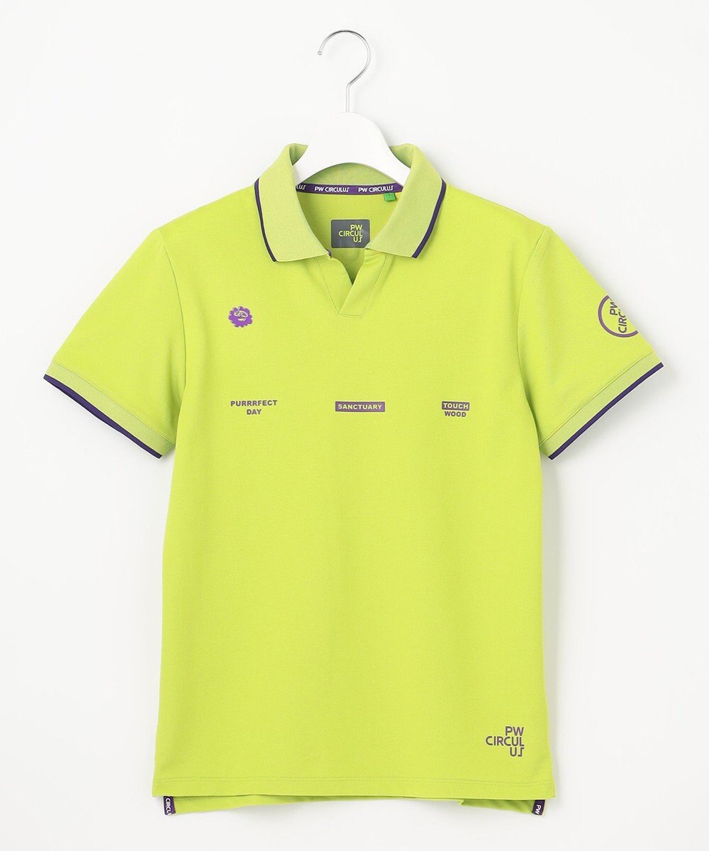 PW CIRCULUS 【WOMEN】【吸汗速乾/ストレッチ/UVケア】ベーシックカノコ スキッパー ポロシャツ ゴルフウェア レディース 