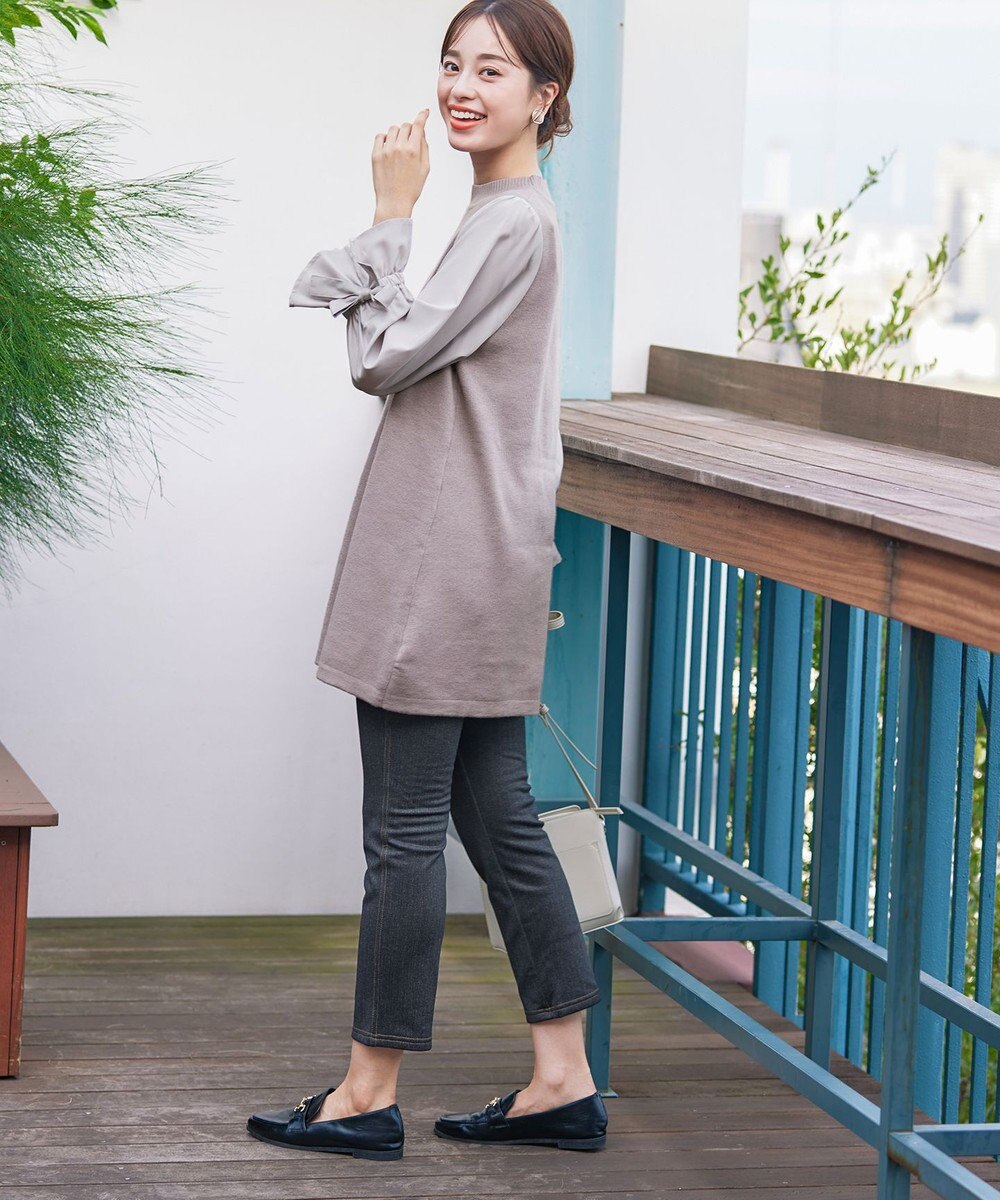 Tiaclasse 【洗える】デニムライク起毛ストレッチ 