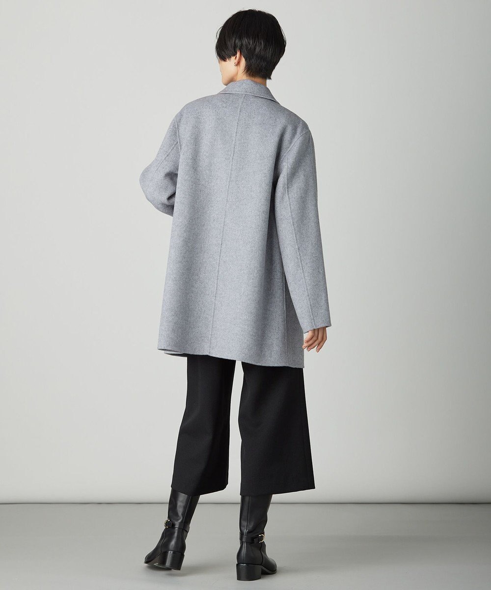 J.PRESS LADIES L ウールナイロンリバー テーラード コート 