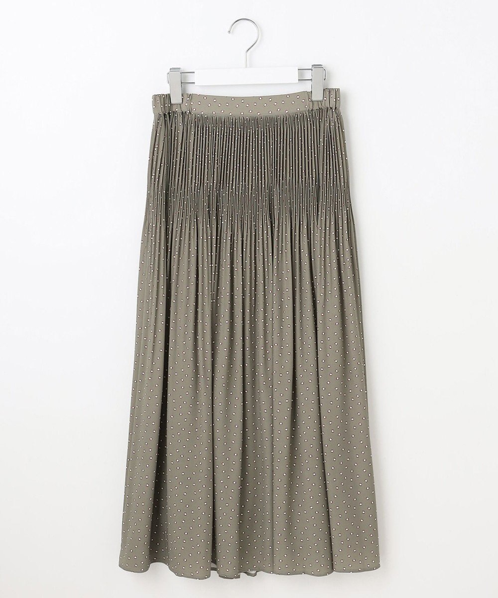 自由区 【セットアップ対応】ライトサテンプリーツ スカート 