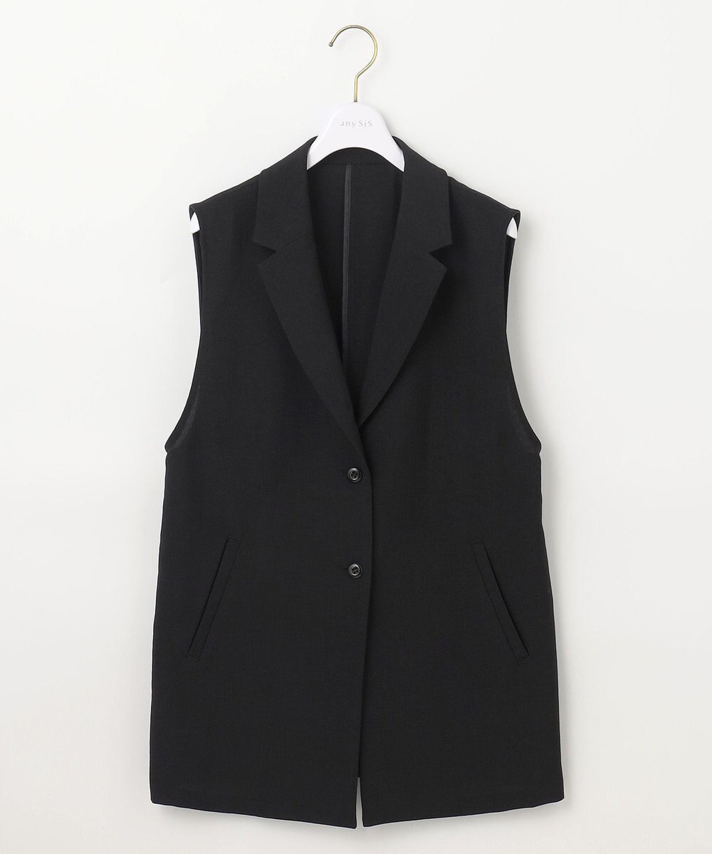 ANY SIS 【UVカット・接触冷感】ドライタッチクール ジレ 