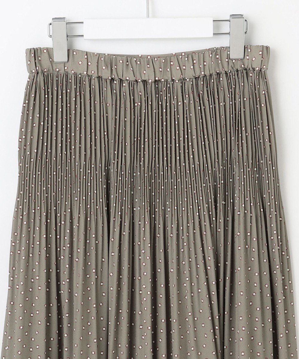 自由区 【セットアップ対応】ライトサテンプリーツ スカート 