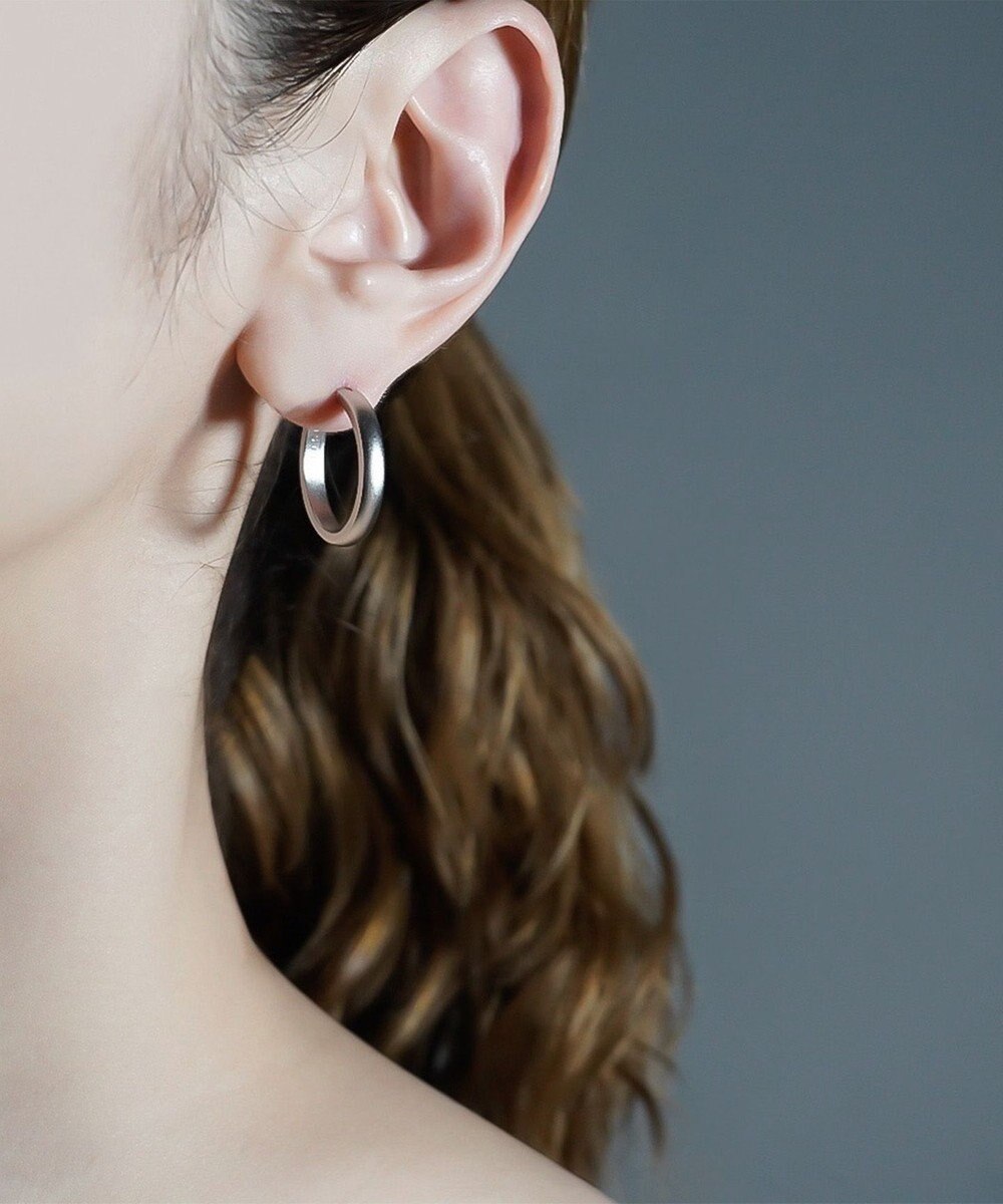 susui 【doughnut】フープピアス L (SVMAT)_片耳 