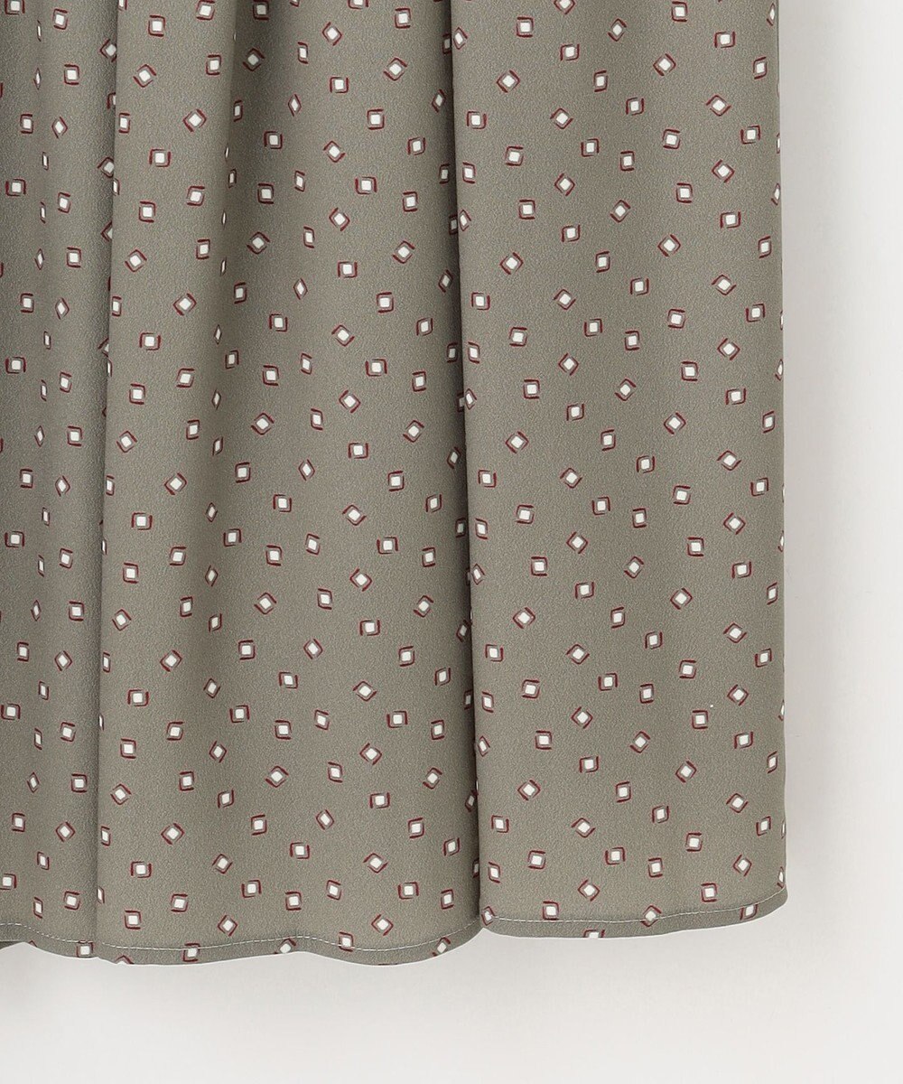 自由区 【セットアップ対応】ライトサテンプリーツ スカート 