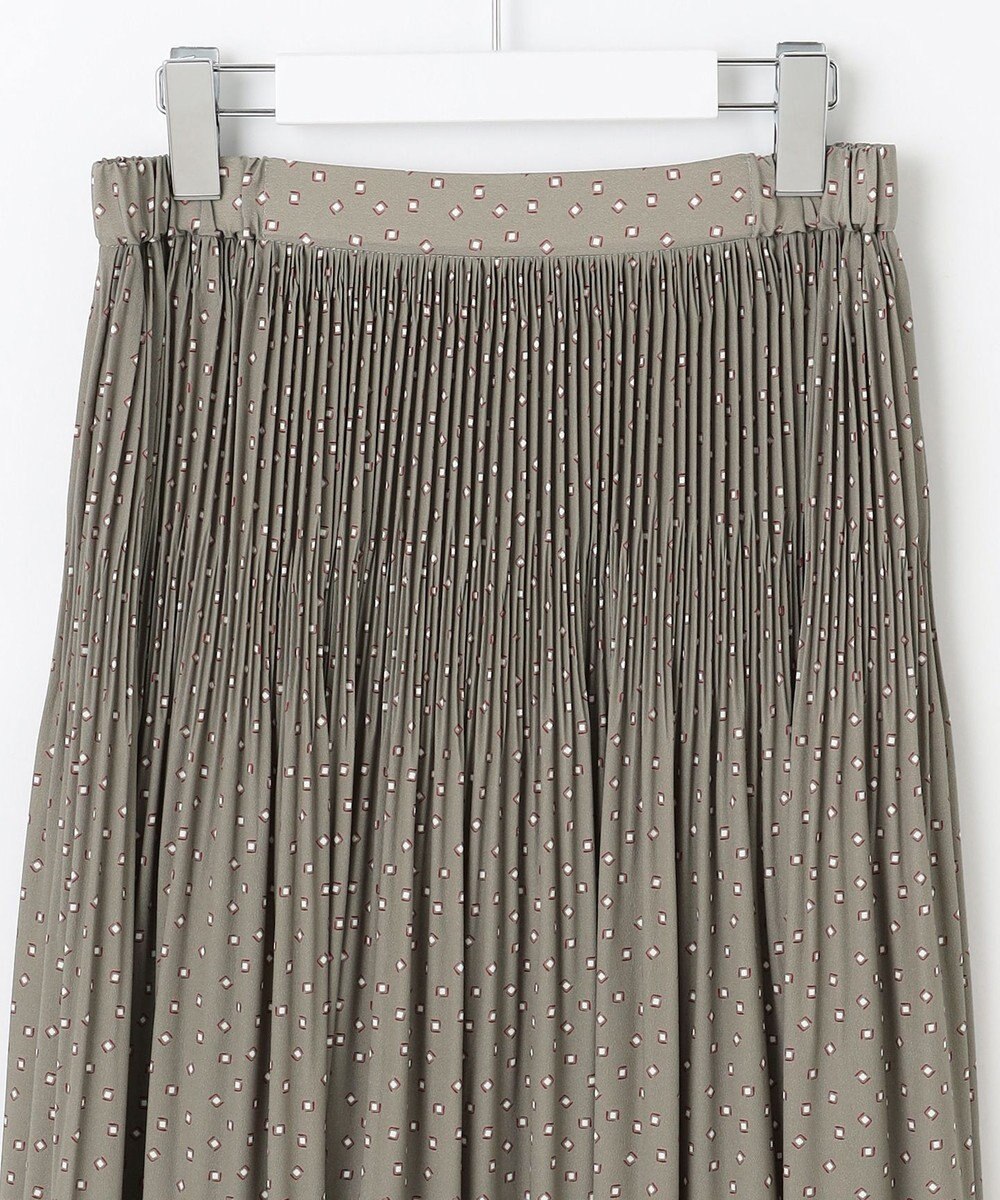 自由区 【セットアップ対応】ライトサテンプリーツ スカート 