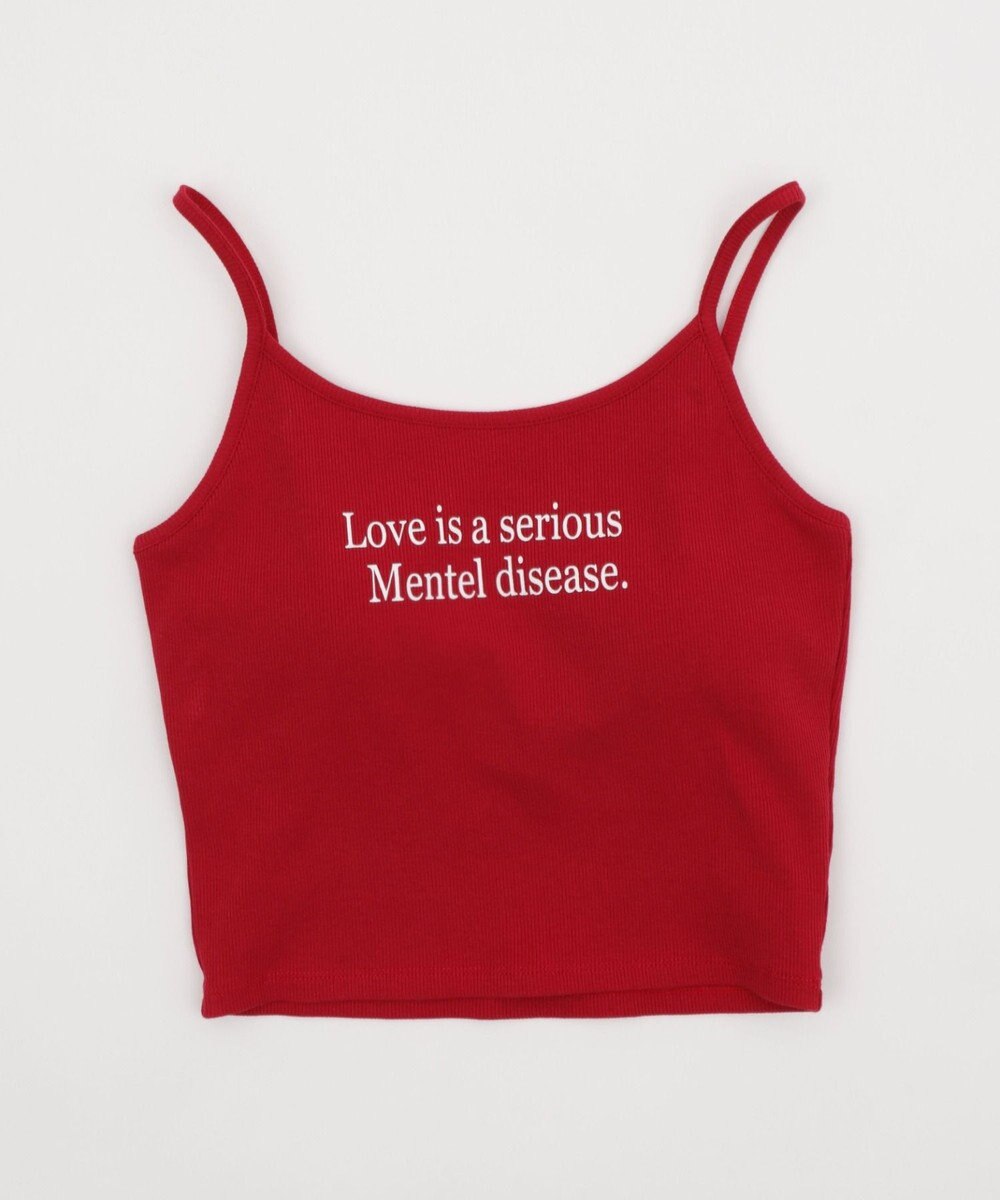 WEGO 【カップ付きインナー】グラフィックプリントカップインキャミ 