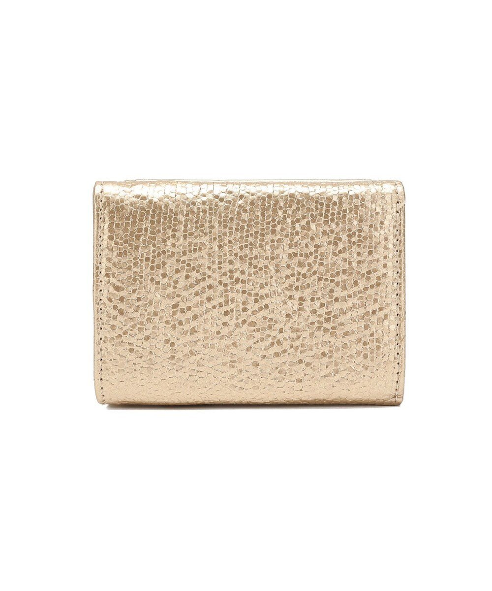 style code 【MERCURYDUO/マーキュリーデュオ】メタリッククラック調型押し　三つ折りミニ財布 