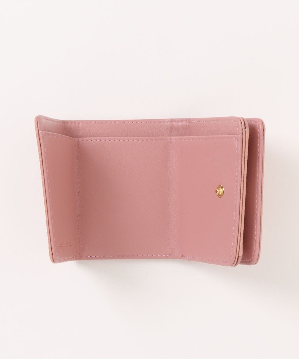 style code 【MERCURYDUO/マーキュリーデュオ】メタリッククラック調型押し　三つ折りミニ財布 
