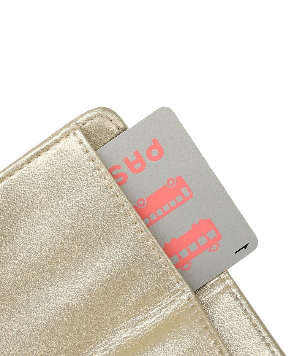 style code 【MERCURYDUO/マーキュリーデュオ】メタリッククラック調型押し　三つ折りミニ財布 