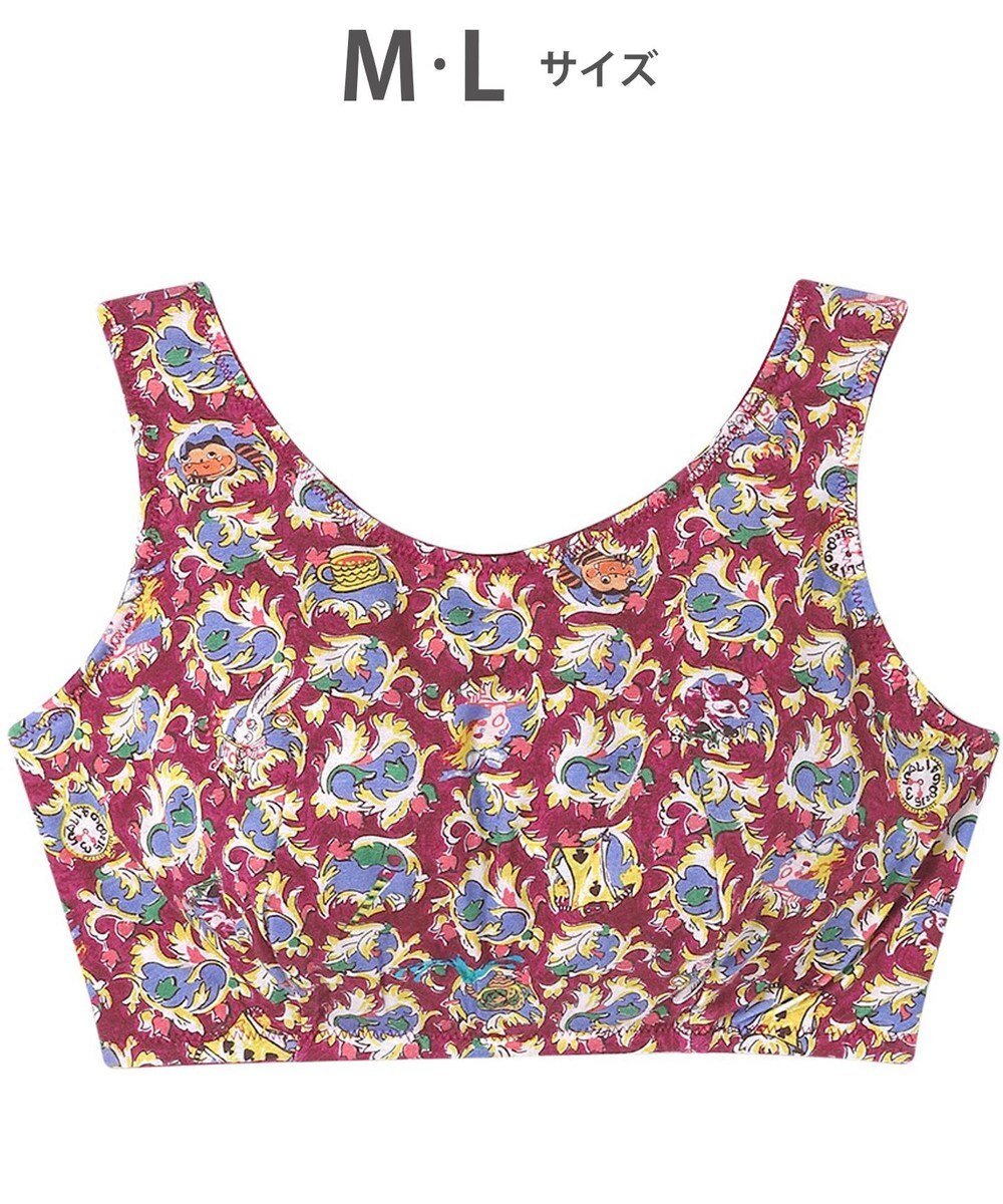 tsumori chisato SLEEP ツモリチサト ナイトアップブラ ベア天竺素材(身生地) 3Lまで対応 大きいサイズ ノンワイヤー ナイトブラ レディース UBX563 /ワコール 