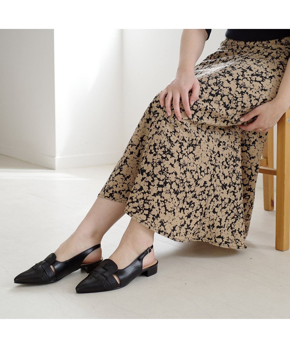 Pointer 日本製 本革グルカ風ミュール 