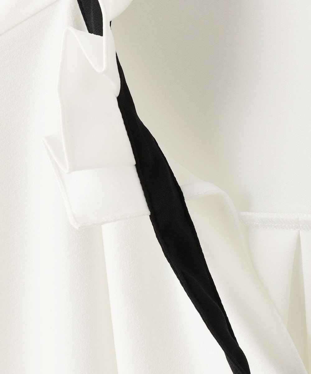 ICB 【洗える】マラボーテジョーゼット デザインカットソー 