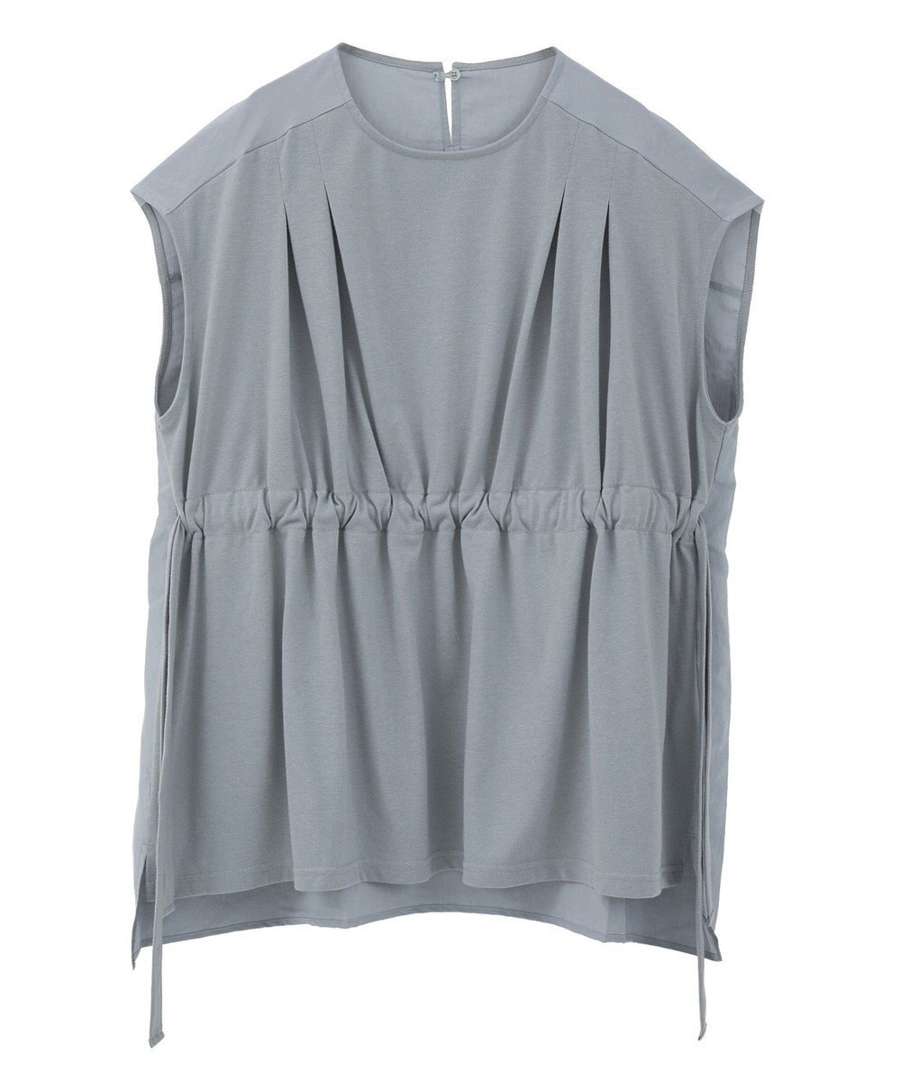 CRAFT STANDARD BOUTIQUE 布帛ウエストギャザー切替チュニック 