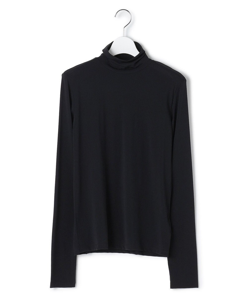 ICB 【洗える】 パウダリーチュール ハイネックトップス 