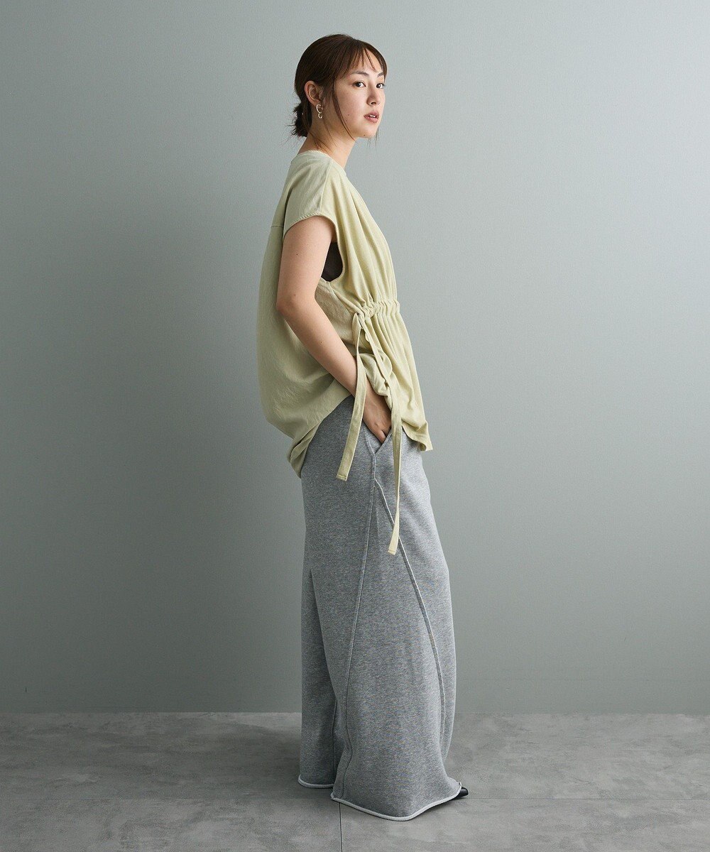 CRAFT STANDARD BOUTIQUE 布帛ウエストギャザー切替チュニック 