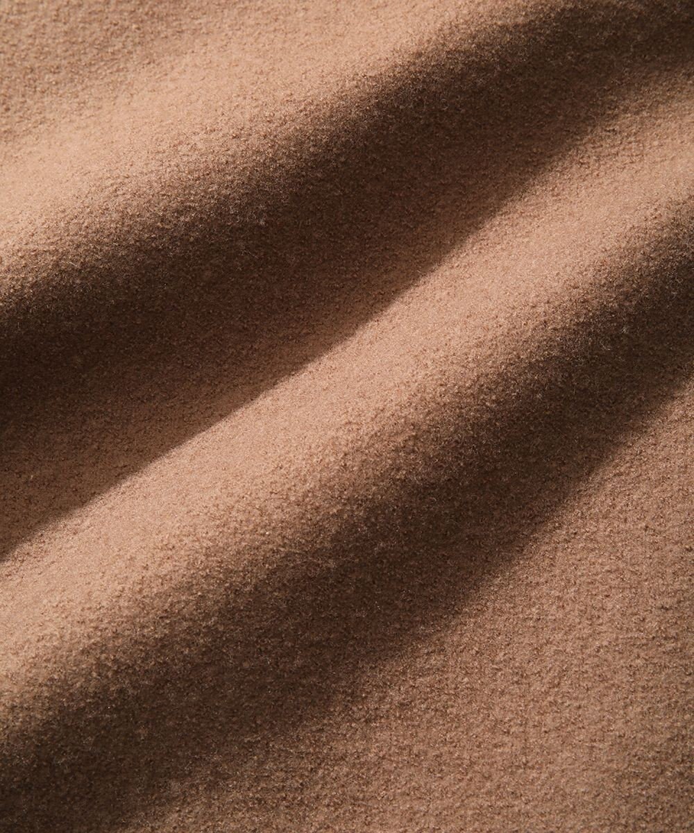 ATON BOMOU MELTON | ショールカラーコート 