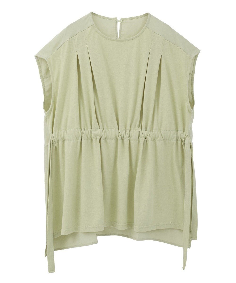 CRAFT STANDARD BOUTIQUE 布帛ウエストギャザー切替チュニック 