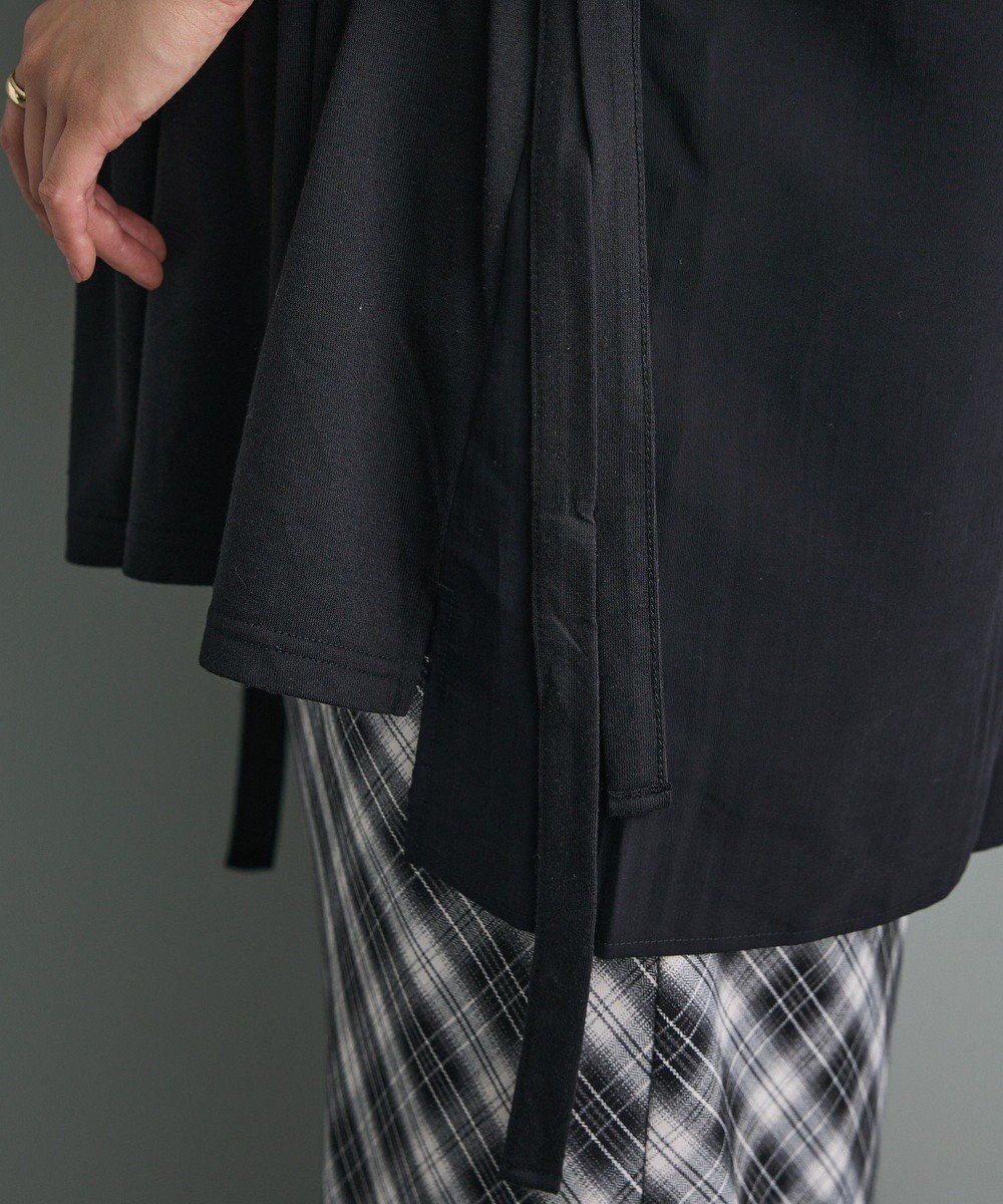 CRAFT STANDARD BOUTIQUE 布帛ウエストギャザー切替チュニック 