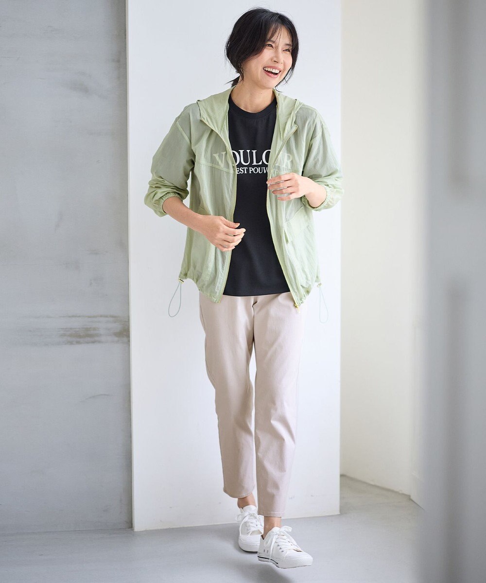 ANY 【WEB限定】シアーフードブルゾン 