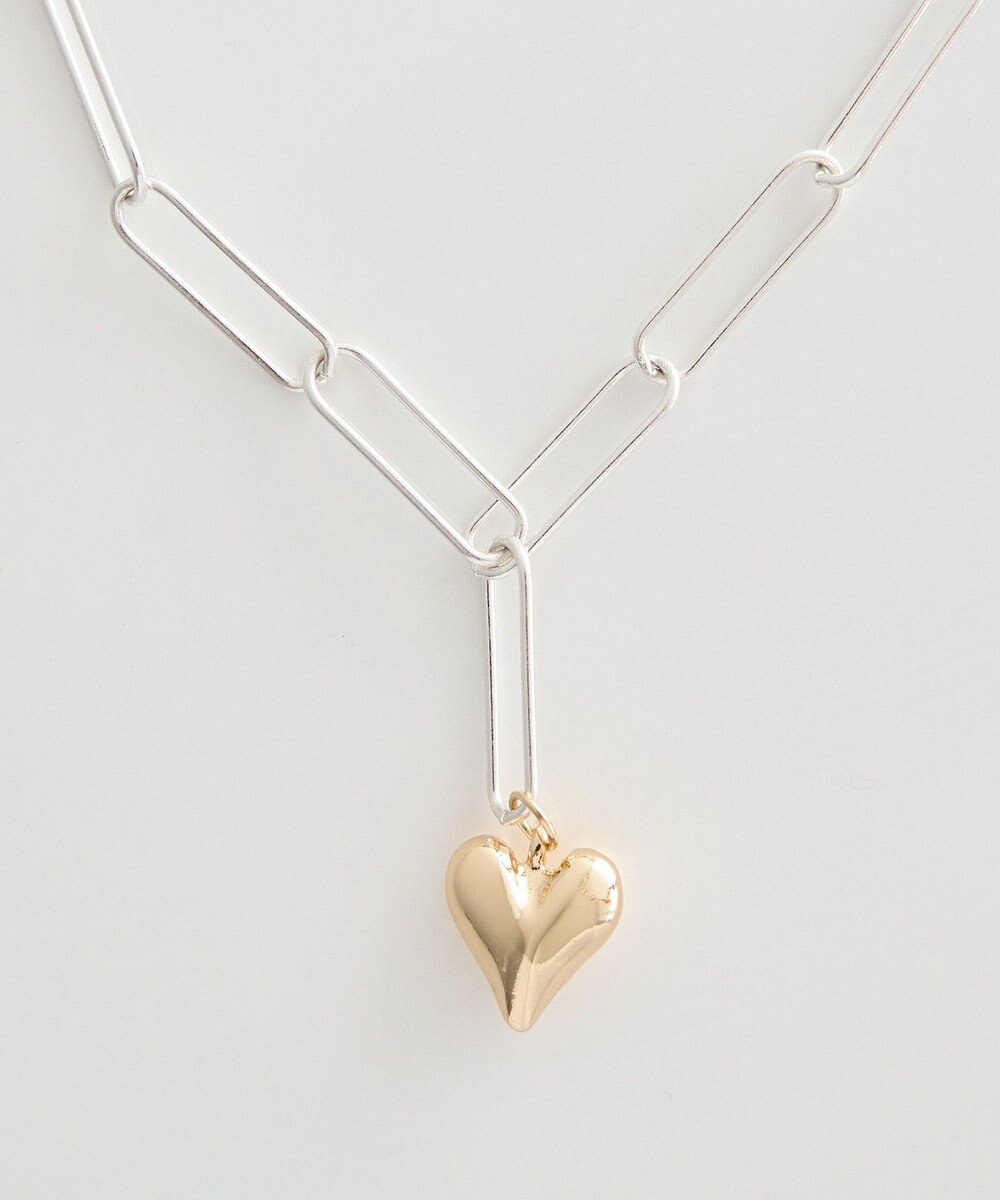earth music&ecology ハートチェーンネックレス 