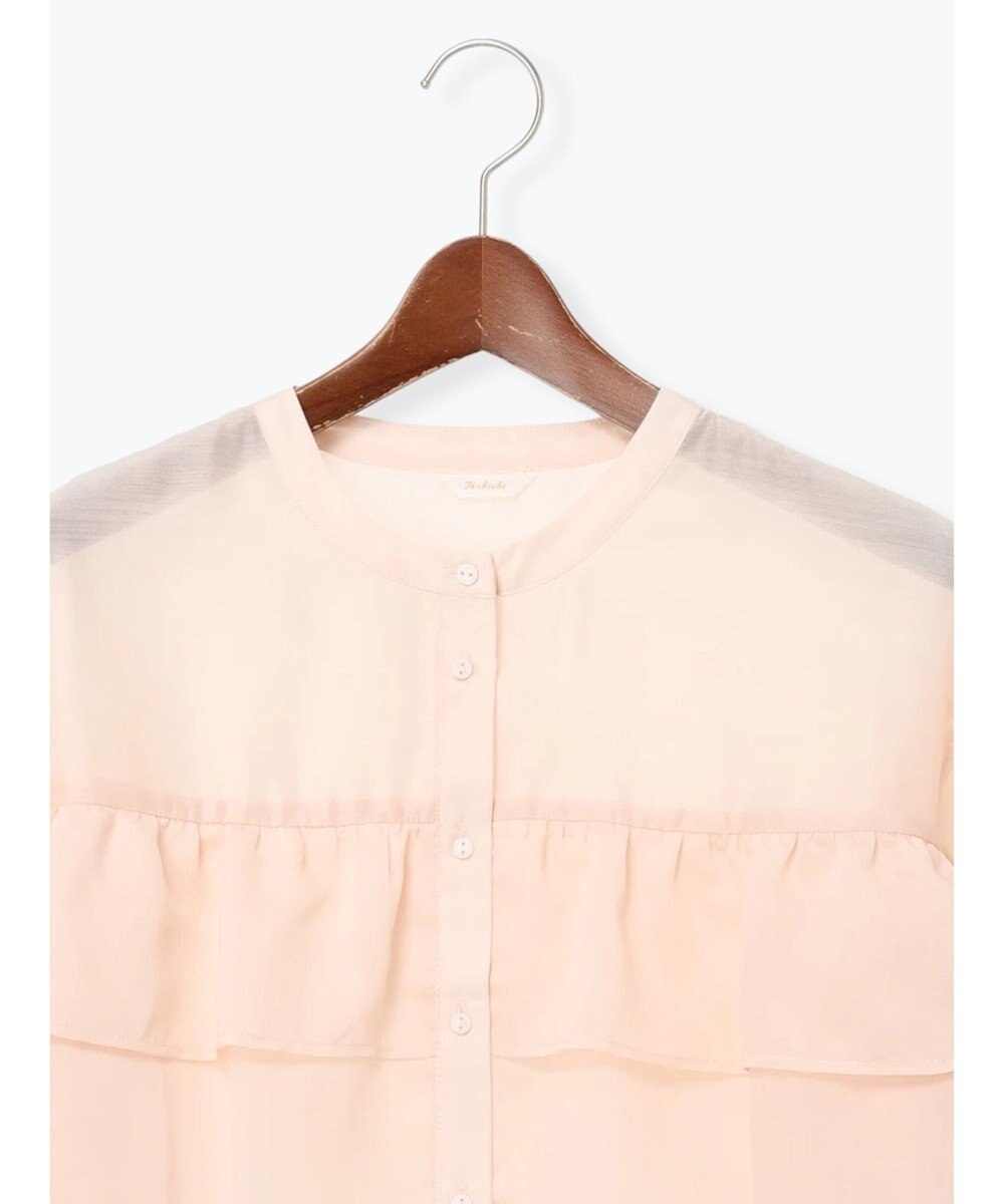 Te chichi シアーフリルティアードブラウス 