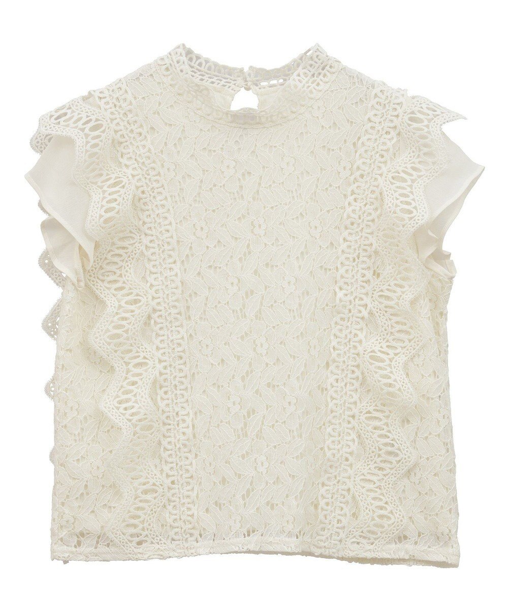 Green Parks ・Ｐｅｔｉｔ　Ｆｌｅｕｒ　フレンチレーシーブラウス 