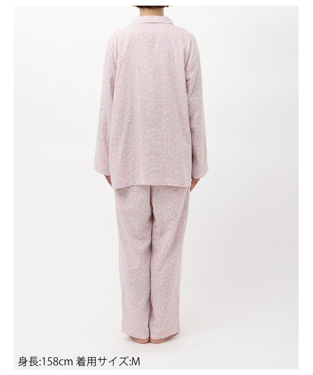Wing パジャマ 長袖 長ズボン 綿100%(本体) 二重ガーゼ素材 レディース EP7043 ウイング／ワコール 