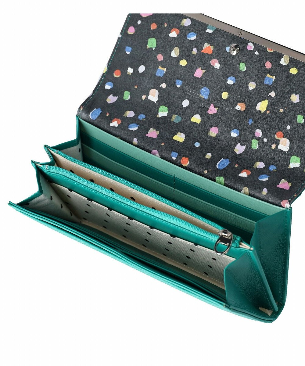 tsumori chisato CARRY クロスエンボス 長財布 