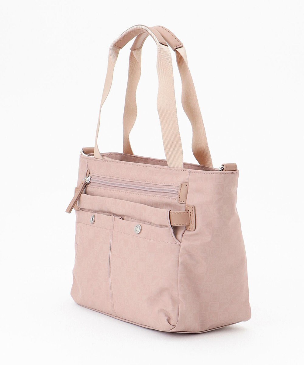 LA BAGAGERIE モノグラム　スクエアナイロントート 