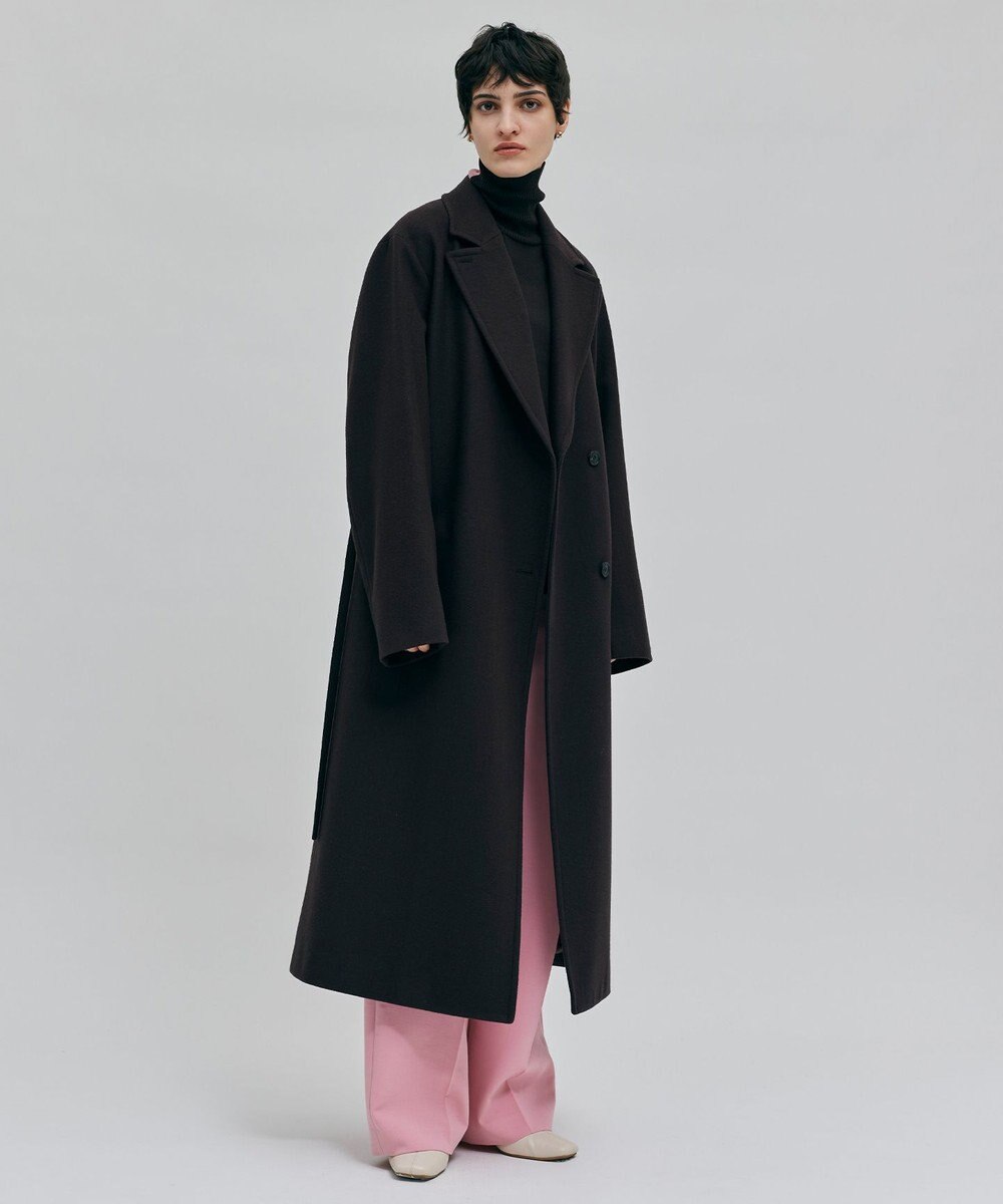 BEIGE， LAC / 2WAYストレッチワイドタックパンツ 