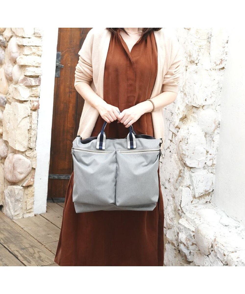 Regalo Felice 【A4サイズが入る / 色落ちしないデニム調生地】ヘルメットバッグ / REGALO 